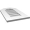 Ekena Millwork Octagonal Top Surface Mount PVC Gable Vent w/ 3-1/2"W x 1"P Standard Frame, 14"W x 24"H GVPOT14X2401SN - alternate 2